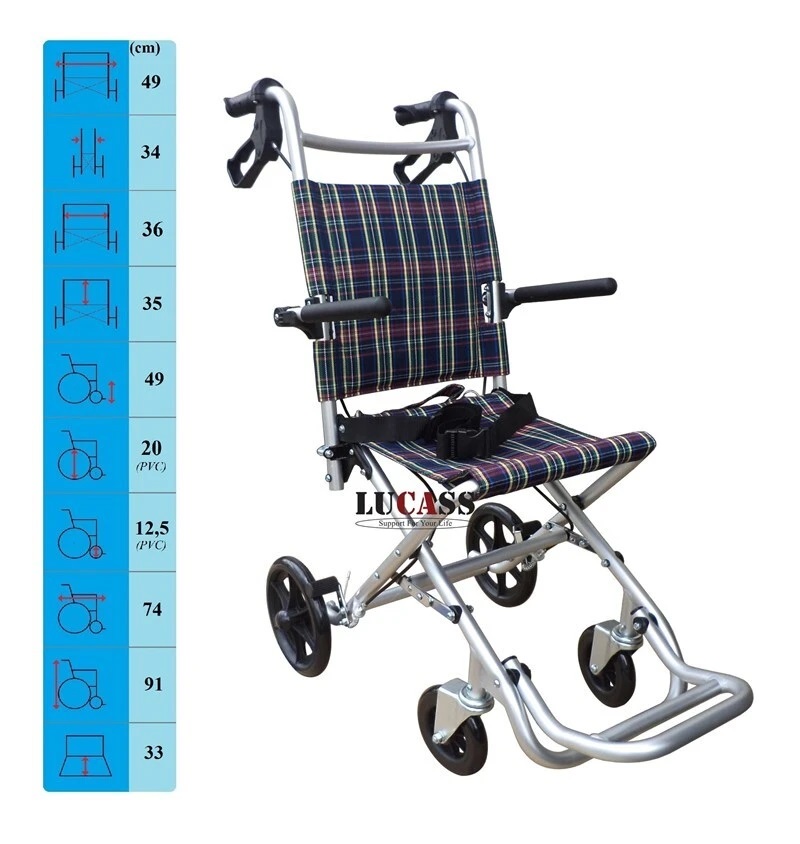 Xe lăn du lịch Lucass bánh nhỏ X-11